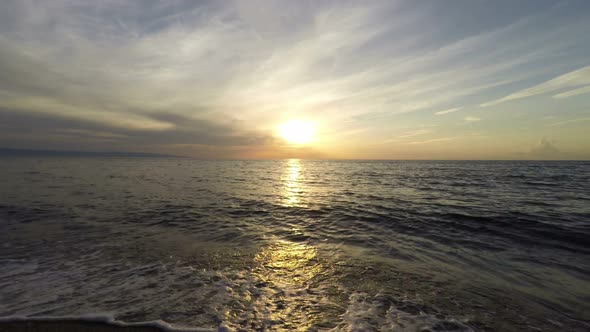 Sea Sunset and Mediterranean Sea