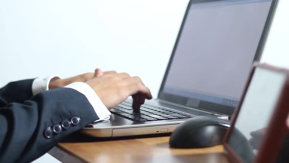 Businessman Working In The Office