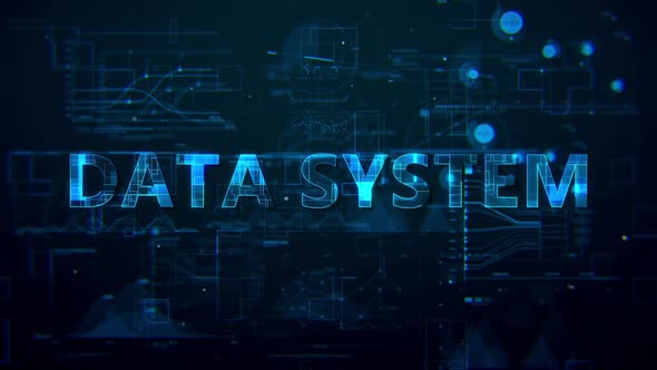 Data System Digital Data Text Hd 