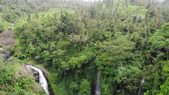 Sekumpul Waterfall in Bali, Indonesia