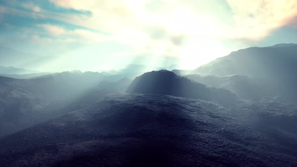 Mountain in the Fog and Stone Desert alt