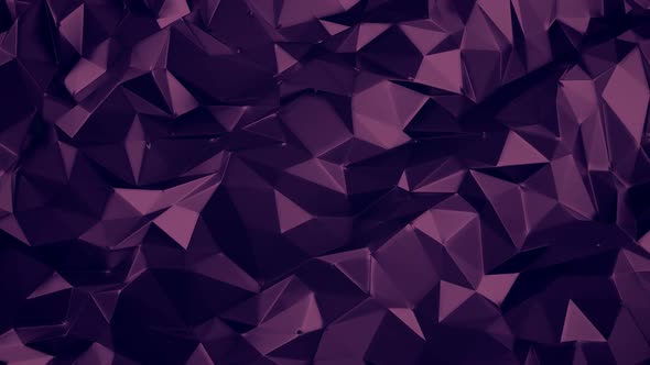 3d Low Poly Crystal Texture Purple Background