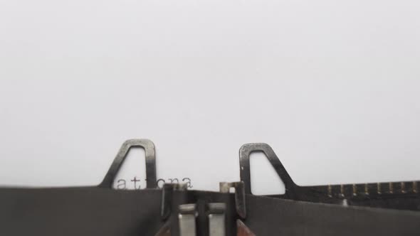 National Poetry Day Typed Words on a Vintage Typewriter Intro alt