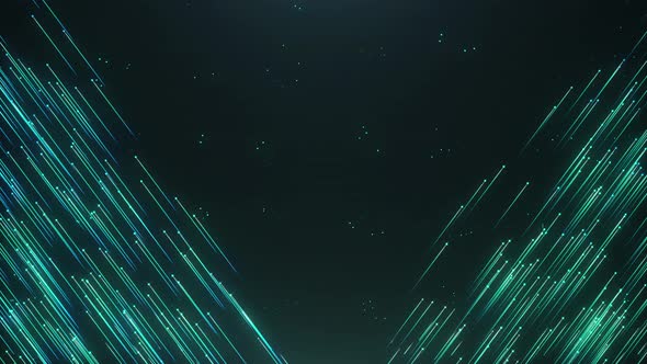 Abstract Line Particles