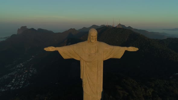 Christ the Redeemer, in Rio de janeiro, Brazil