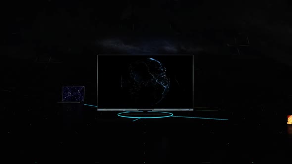 Connected Screens - Technology background