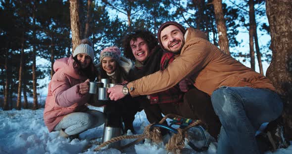 In Front of the Camera Big Group of Friends Multi alt