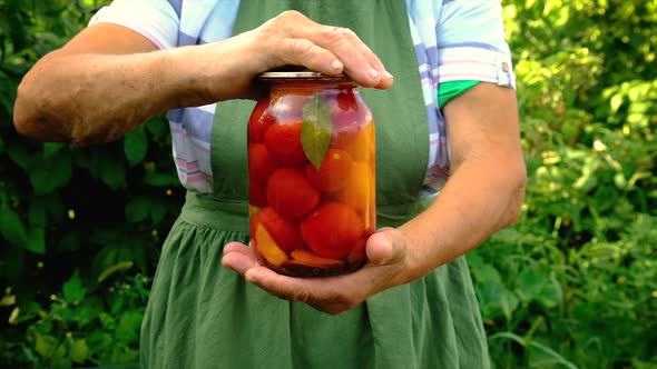 Grandma Canned Homemade Tomatoes for the Winter alt