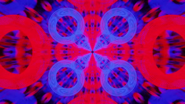 Circle Police Tunnel Vj Loop Travel Background 4K alt