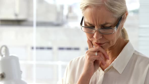 Psychologist using her laptop alt