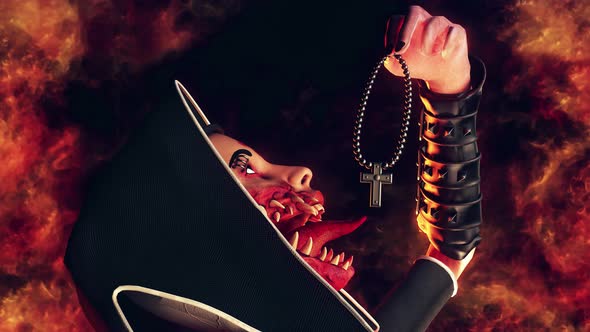 Cursed Nun VJ Loop alt