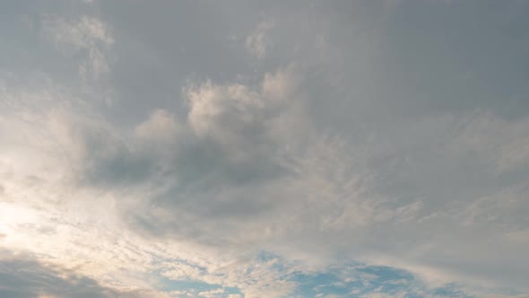 Timelapse sky and grey clouds in rainy weather Thunderous clouds Summer Rainy alt