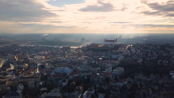 Cityscape of Bratislava alt