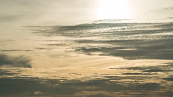 Building motions clouds. Puffy fluffy white clouds sky time lapse.