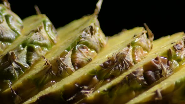 Slices of Natural Pineapple Fruit  alt