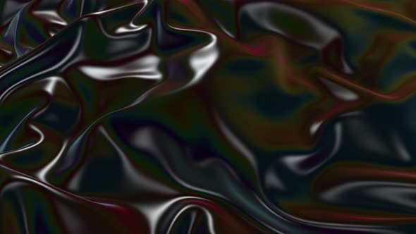 Abstract Black Silky Fabric Forms Beautiful Folds in the Air in Slow Motion alt