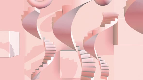 Abstract Stair 01 Hd