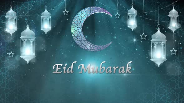 Eid Mubarak Background 4K by EleganceMedia | VideoHive