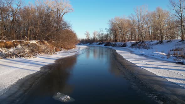 River In Winter