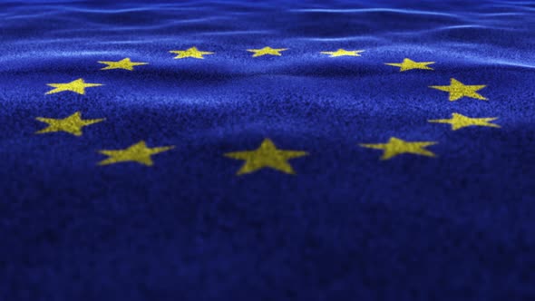 European Union Textile Loopable Flag