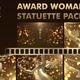 Award Woman Statuette Pack - VideoHive Item for Sale