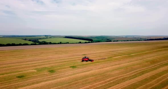 Grain Harvest Agricultural Machinery Harvesting