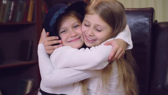 Cheerful Female Babies Have Fun alt