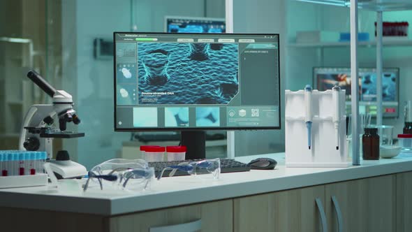 Chemist Laboratory Nobody It Modernly Equipped alt