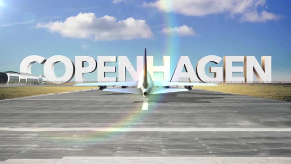 Commercial Airplane Landing Capitals And Cities Copenhagen alt