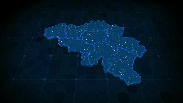 Belgium Map Hd alt