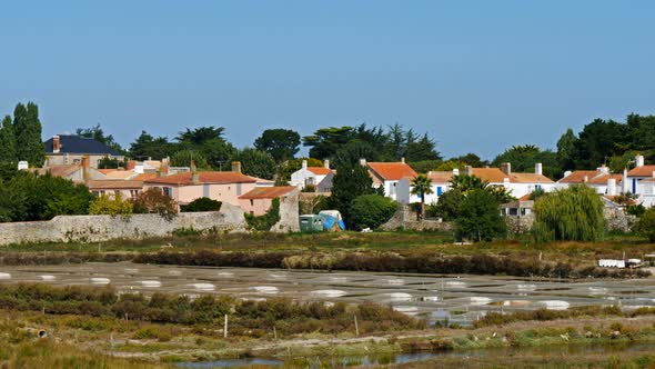 Noirmoutier-en-l'Île, Noirmoutier island,Bay of Biscay, Vendée, France alt