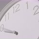 Dotted White Clock Face on Wall All Day - VideoHive Item for Sale