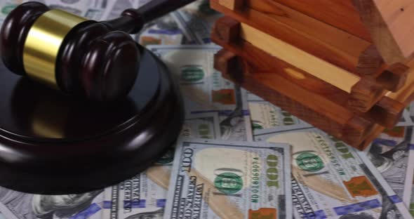 Judge Hammer with Concept for Court Bankruptcy Taxes Mortgage the Court Imposed an Arrest to the alt