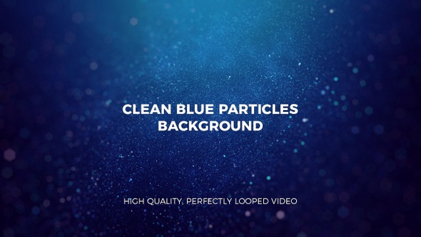 Clean Blue Particles Background
