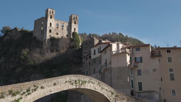 Dolceacqua Ancient Castle and Old Bridge alt