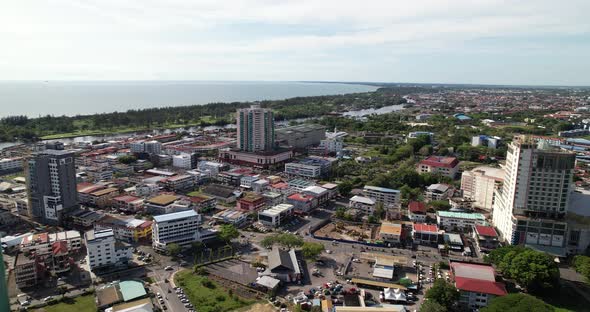 Miri Town Aerial View