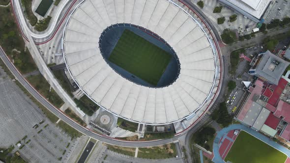 Aerial view of National Stadium Bukit Jalil in Selangor