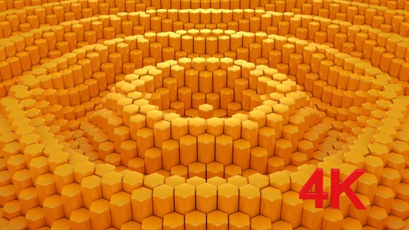 Hexagons Form A Wave alt