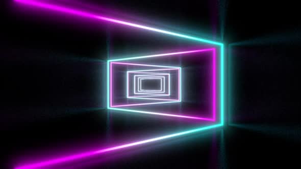 Abstract  Neon Lights Tunnel alt