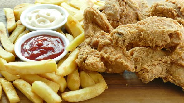 Fried chicken wing alt