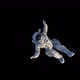 Female Astronaut Falling - VideoHive Item for Sale
