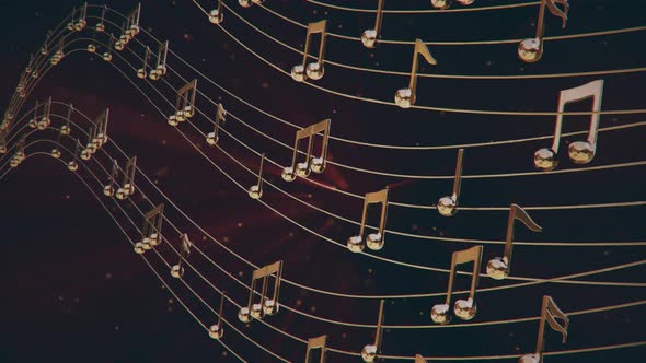 Music Notes Loop Background 6 alt