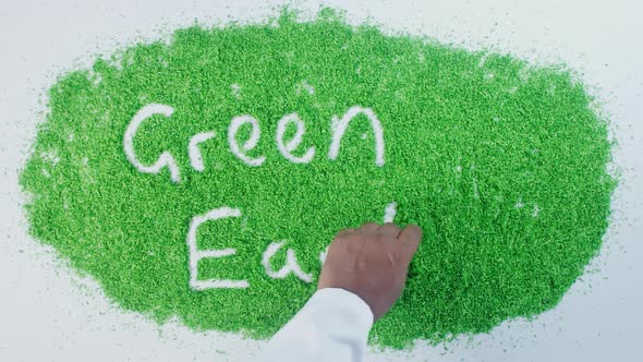 Green Hand Writing   Green Earth   alt
