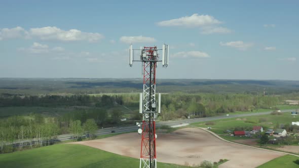Orbiting GSM Cell Tower Transmitter