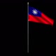 Taiwan Flag on transparent background  - VideoHive Item for Sale