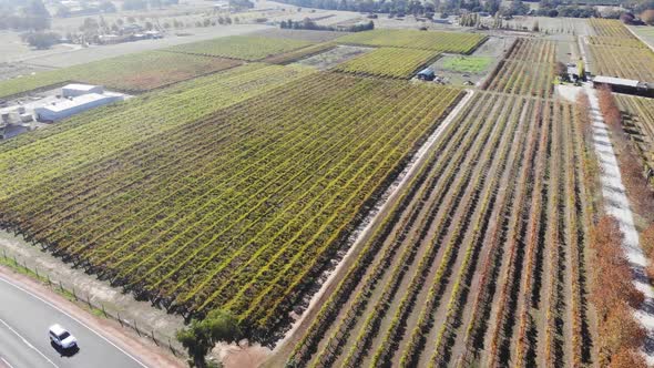 Aerial View of a Farm in Australia alt