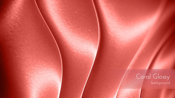 Coral Glossy Background