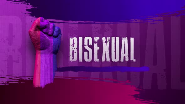 Bisexual Gender Sign Background Animation 4k alt