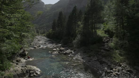 Flowing River with Rocks alt