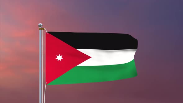 Jordan Flag 4k